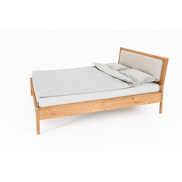 Natúr színű tölgyfa egyszemélyes ágy 90x200 cm Pola – The Beds-image-1