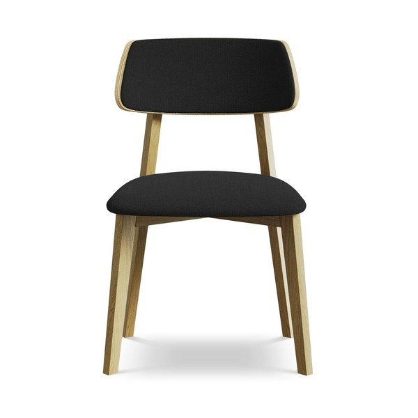 Fekete tömörfa étkezőszék Niu – Makamii-image-1