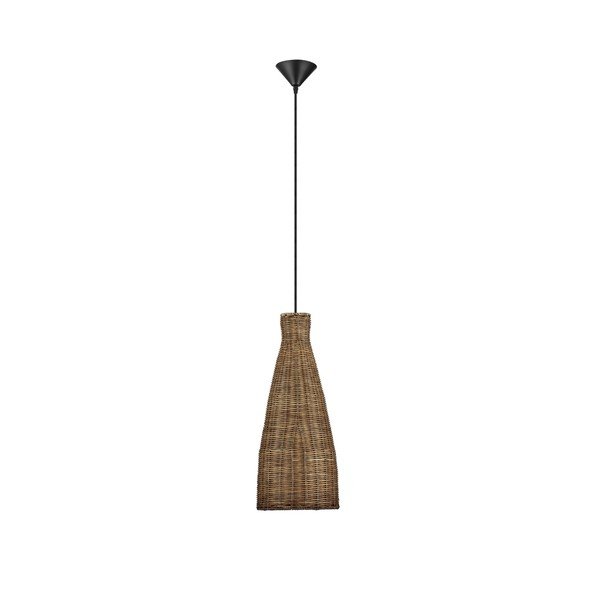 Natúr színű rattan függőlámpa ø 19,5 cm Rielo – Nova Luce