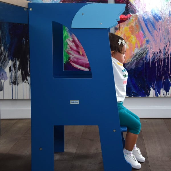 Kék tanulótorony Montessori - Rocket Baby-image-4