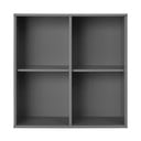 Antracitszürke függő könyvespolc 70x70 cm Mistral – Hammel Furniture