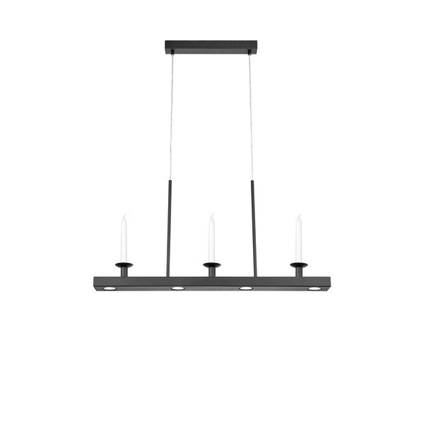 Fekete fém LED dimmelhető függőlámpa Dining – Markslöjd