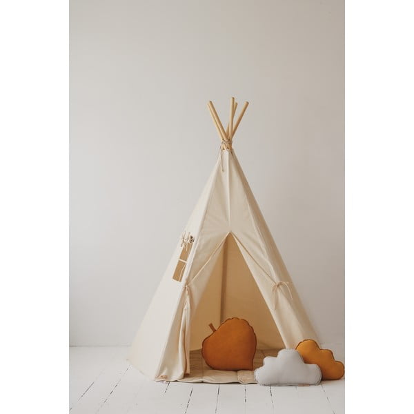 Gyerek teepee sátor Beige - Moi Mili-image-1