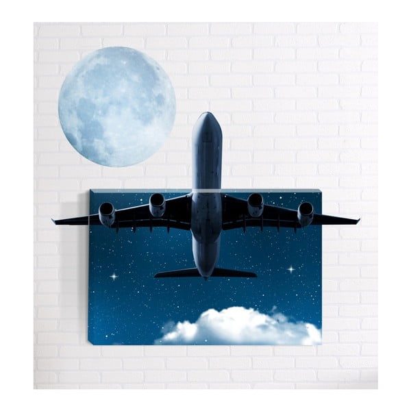 Aircraft 3D fali kép, 40 x 60 cm - Mosticx