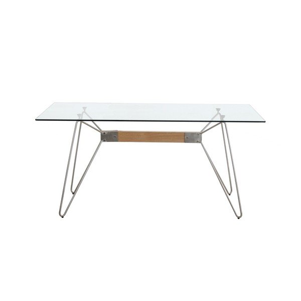 Nicole étkezőasztal fekete lábakkal, 160 x 90 cm - Marckeric-image-4