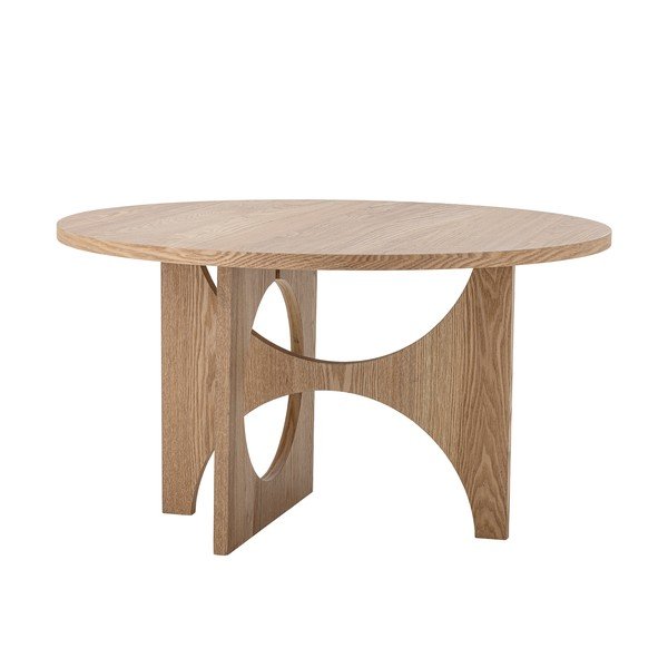 Natúr színű kerek dohányzóasztal fenyőfa dekorral ø 80 cm Alden – Bloomingville-image-4