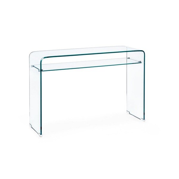 Üveg konzolasztal 35x110 cm Iride – Bizzotto