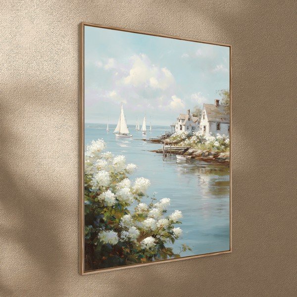 Nyomtatott keretezett kép 60x80 cm Quiet Bay – Styler-image-2