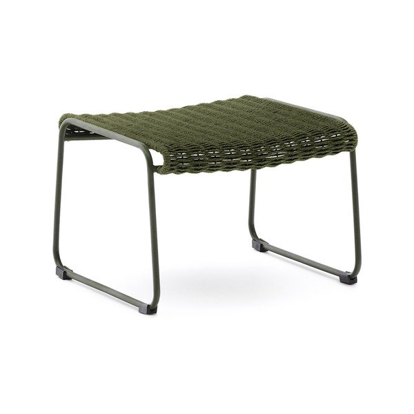 Zöld kerti puff Maurina – Kave Home