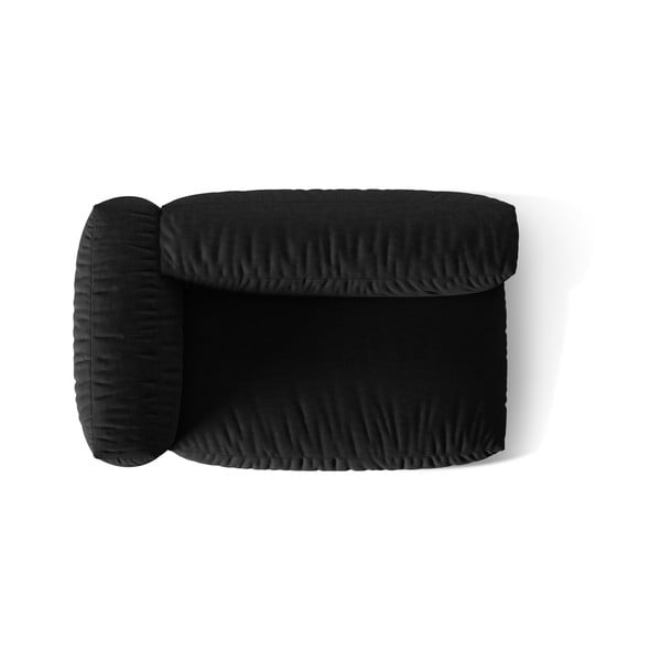 Fekete kanapé modul (bal oldali) Martina – Micadoni Home-image-4