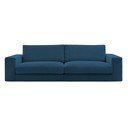 Sötétkék kordbársony kanapé 274 cm Leonard – Bobochic Paris