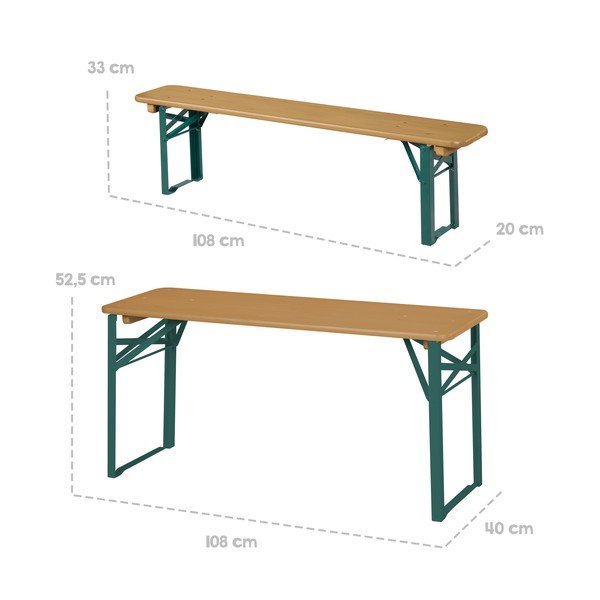 Gyerek kerti bútorszett 3 db-os – Roba-image-3