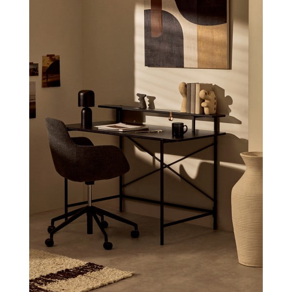 Sötétszürke irodai szék Tissiana – Kave Home-image-2