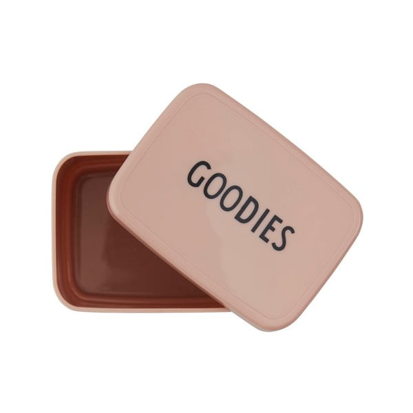 Goodies rózsaszín snack doboz, 8,2 x 6,8 cm - Design Letters-image-2
