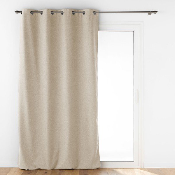Bézs függöny 140x260 cm Jupiter – douceur d'intérieur