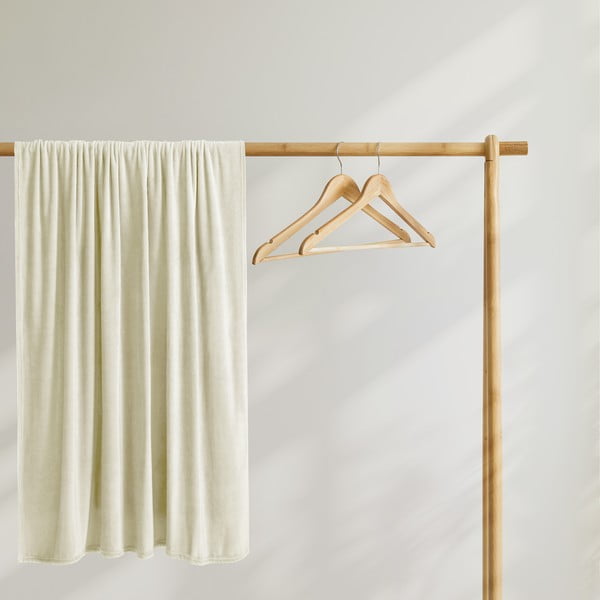 Mic krémszínű mikroszálas takaró, 160 x 210 cm - DecoKing-image-4