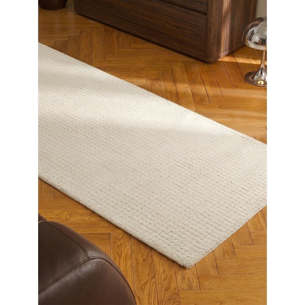 Krémszínű gyapjú futószőnyeg 80x250 cm Eloise – Hanse Home-image-2