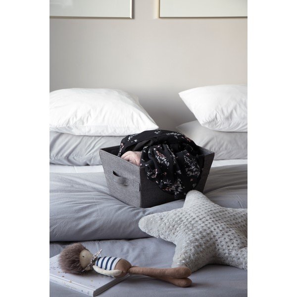 Tap szürke tárolókosár, 26 x 19 cm - Bigso Box of Sweden-image-1