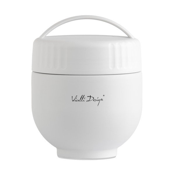 Fehér rozsdamentes acél ételtartó termosz 680 ml Fuori – Vialli Design