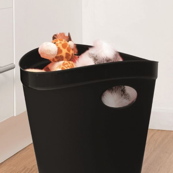 Flexi fekete irodai szemetes, 27 x 26 x 34 cm - Addis-image-1