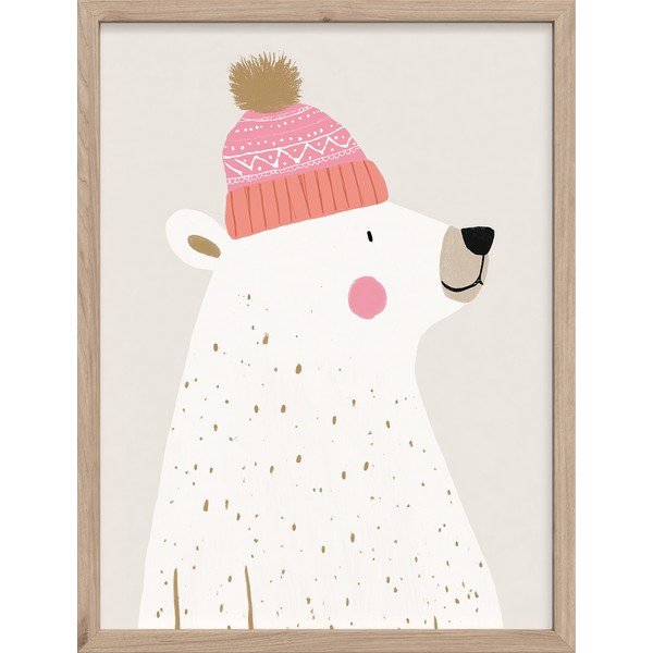 Gyerek kép 30x40 cm White Bear – Styler