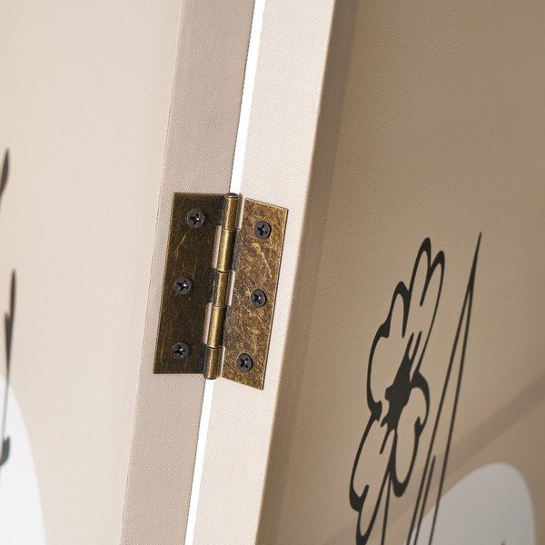 Bézs textil paraván – Casa Selección-image-1