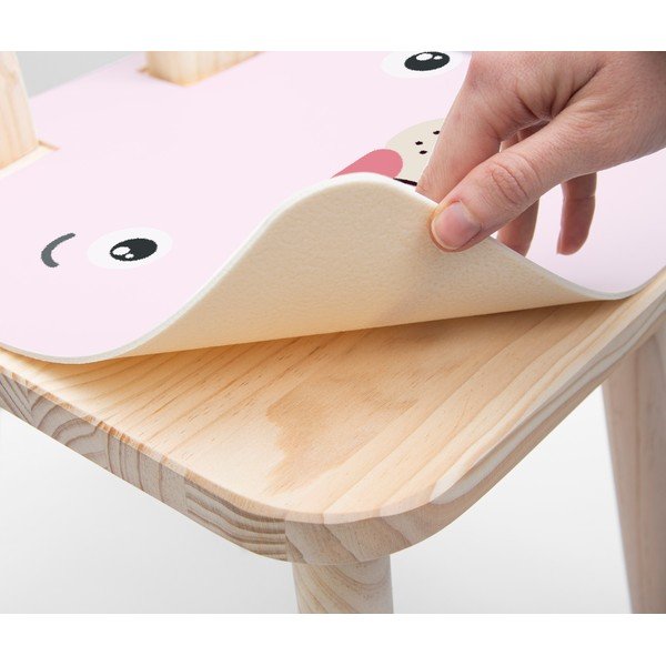 Rose Bunny tömör fenyő gyerekszék - Little Nice Things-image-3