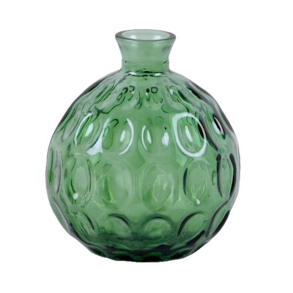 Dune zöld újrahasznosított üveg váza, magasság 18 cm - Ego Dekor