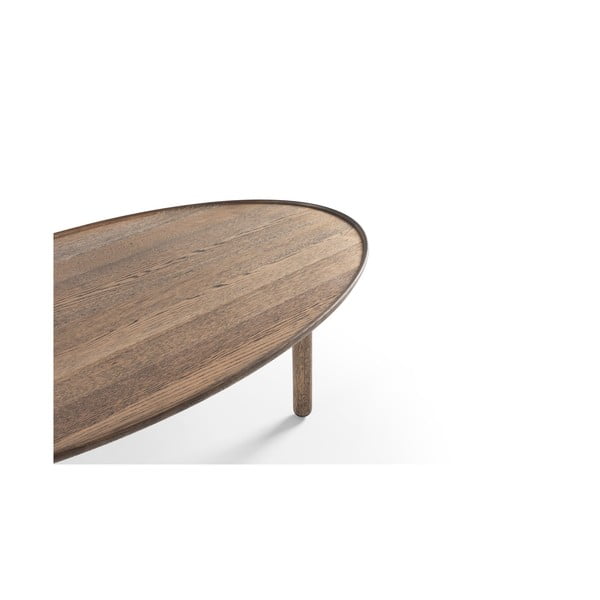 Barna tölgyfa dohányzóasztal 65x120 cm Mu – Gazzda-image-3