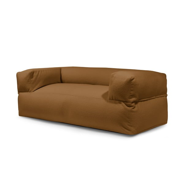 Barna buklé babzsákfotel Sofa MooG – SLOWDOWN