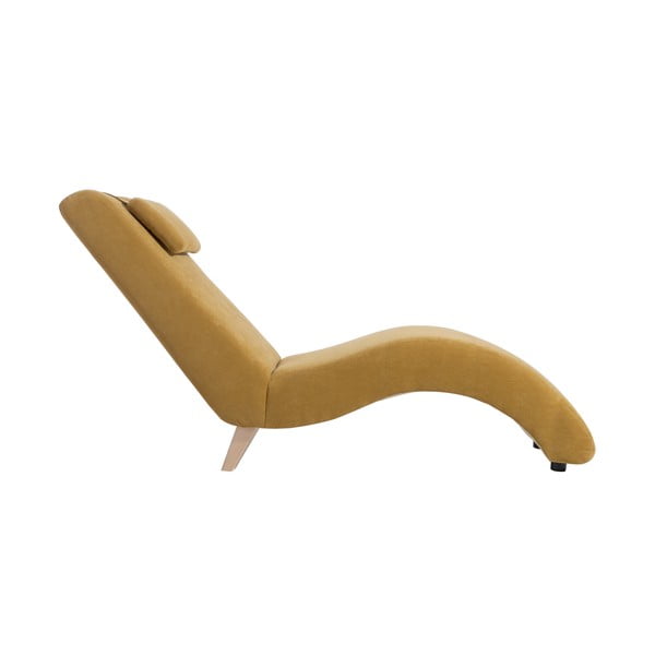 Norris Velor sárga fekvőfotel - Max Winzer-image-2