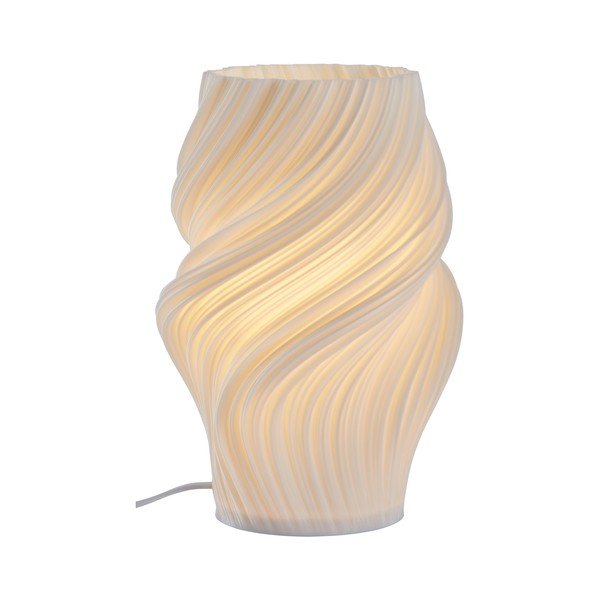 Fehér műanyag asztali lámpa (magasság 27 cm) Calais – Jotex-image-4