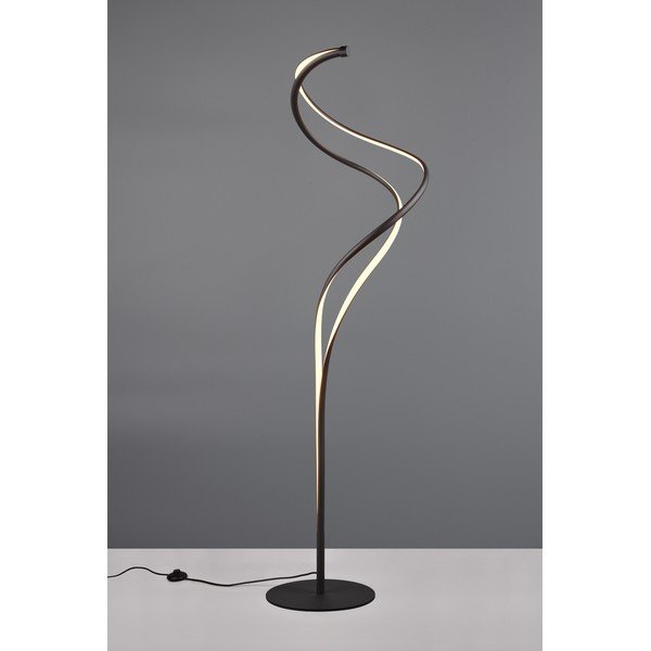 Fekete LED állólámpa fém búrával (magasság 160 cm) Nala – Trio Select-image-2