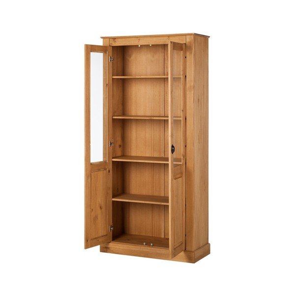 Tommy natúr kétajtós vitrin fenyőfából - Støraa-image-2