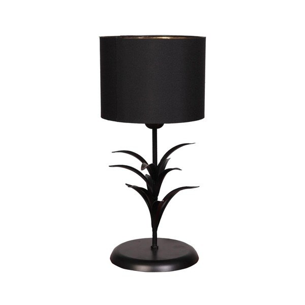 Fekete asztali lámpa Leaf - Magenta Home