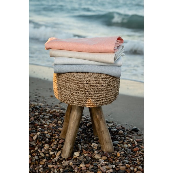 Summer Linen kék pléd, 140 x 180 cm - Euromant-image-4