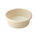 Kérmszínű kerek műanyag lavór, ø 34 cm - Addis