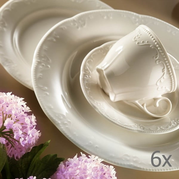 Elegance 6 db-os porcelán csésze és csészealj szett, 150 ml - Kutahya-image-1