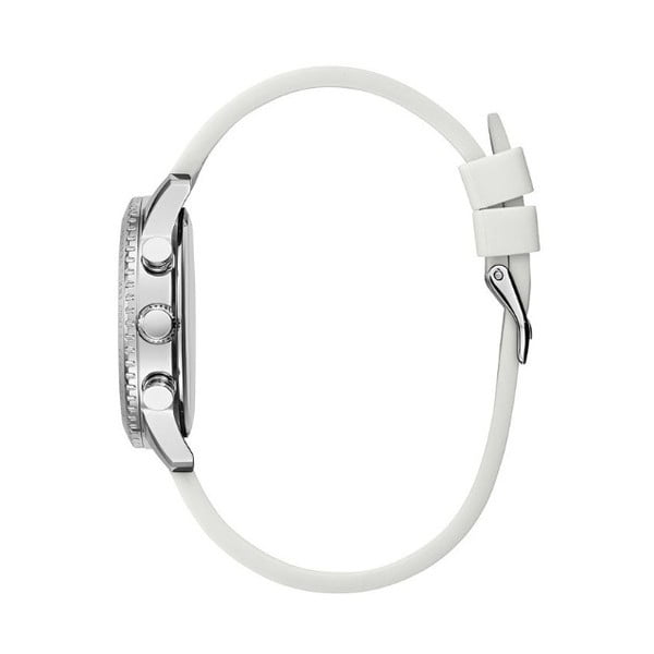W1025L1 női karóra, fehér szilikon szíjjal - Guess-image-1