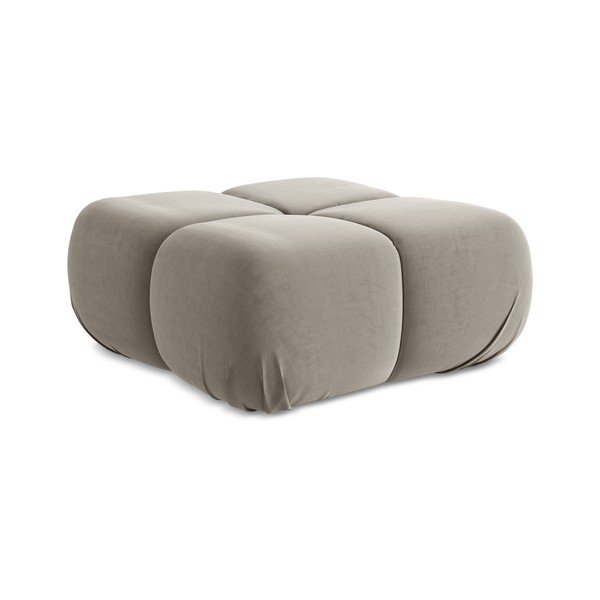 Bézs bársony moduláris lábtartó Lokua – Makamii-image-1