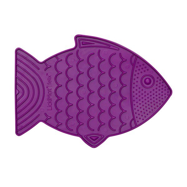 Nyalogatós alátét macskáknak Felix Purple - LickiMat-image-1