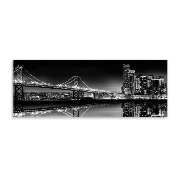 Canvas Silver Bridge kép, 60 x 150 cm - Styler