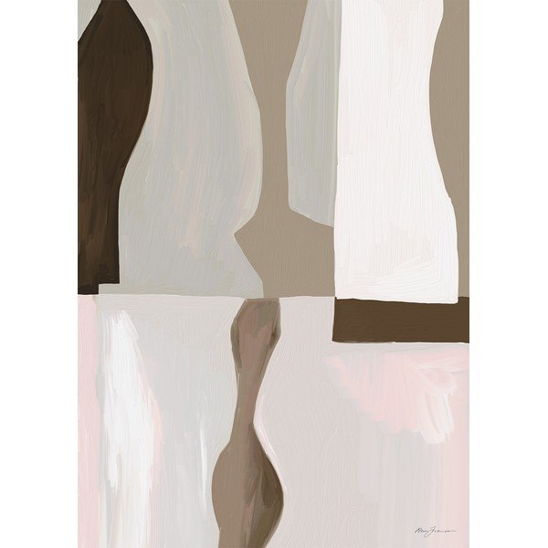 Poszter 50x70 cm Pastels en Forme – Anna Johansson – The Poster Club