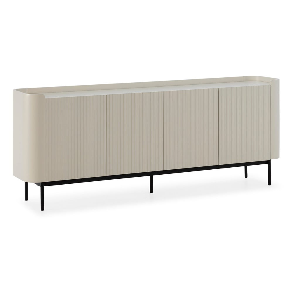 Krémszínű komód 200x80x40 cm Willa – MOME