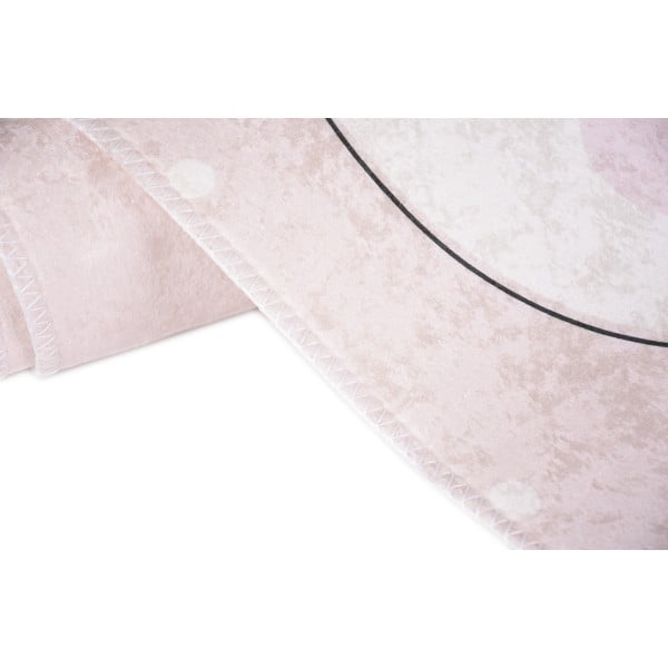 Világos rózsaszín gyerek szőnyeg 120x180 cm Princess Panda – Vitaus-image-2