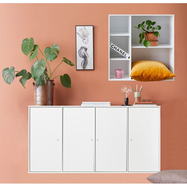 Mistral Kubus fehér fali komód és könyvespolc - Hammel-image-1