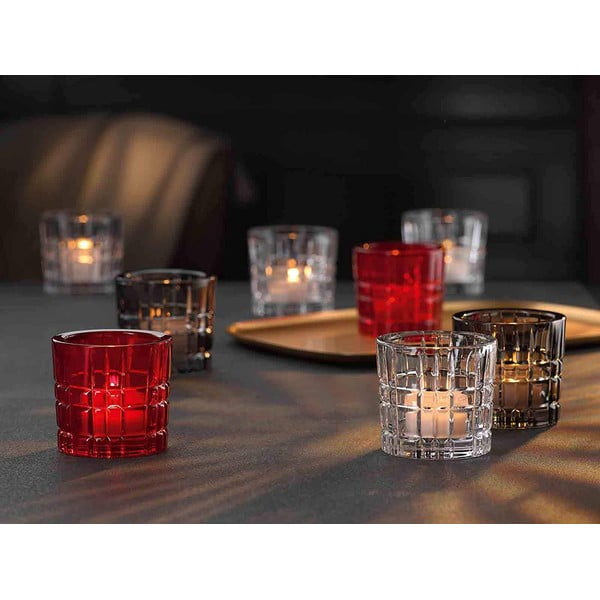 Square Votive kristályüveg gyertyatartó - Nachtmann-image-1