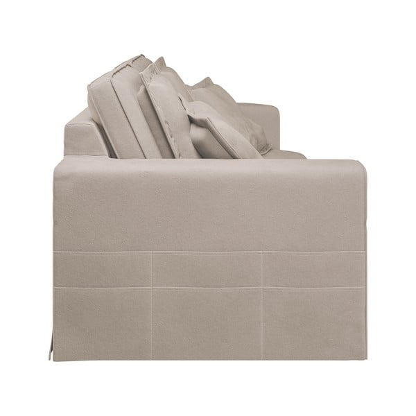 Világosbarna kanapé 196 cm Nora – Ropez-image-4