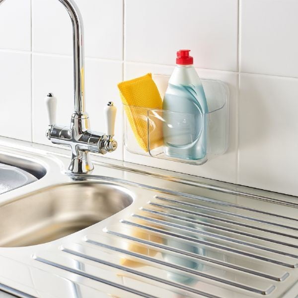 Öntapadós műanyag fogkefetartó Invisifix – Addis-image-3