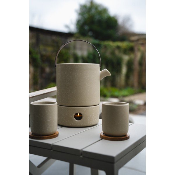 Bézs agyagkerámia csésze szett 2 db-os 200 ml Umea – Bredemeijer-image-1